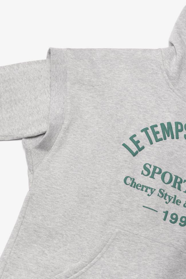 Grey marl 2-in-1 Steffygi sweatshirt