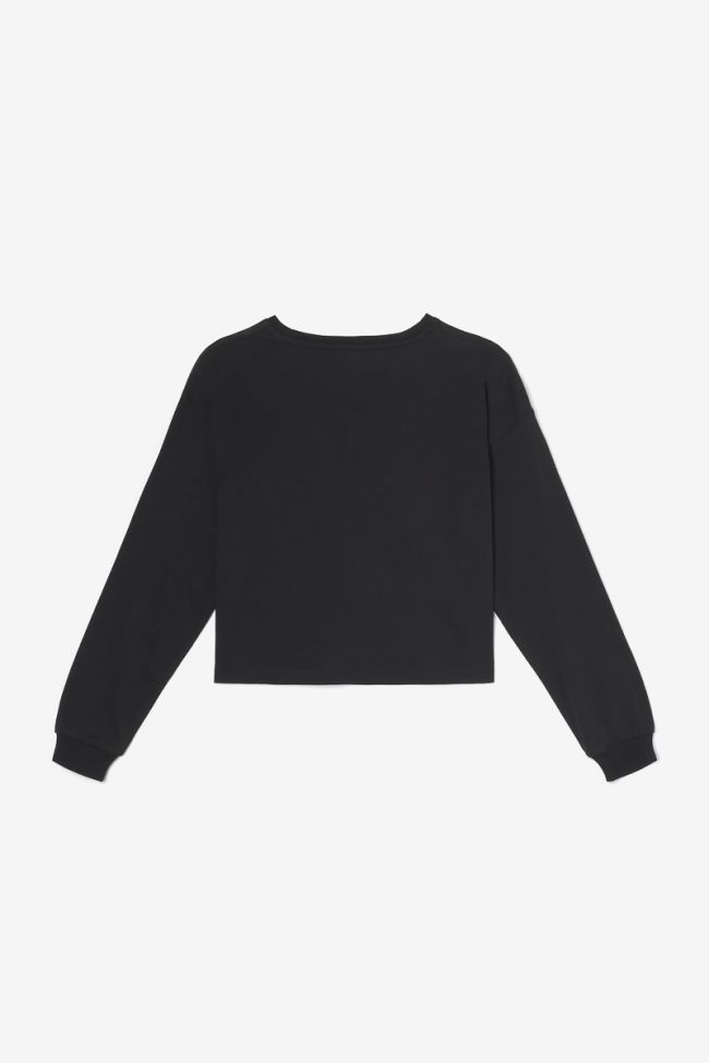 Black long-sleeved Yunogi t-shirt