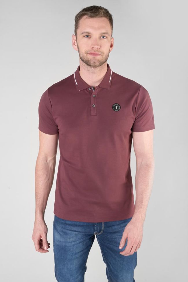 Burgundy Aron polo shirt