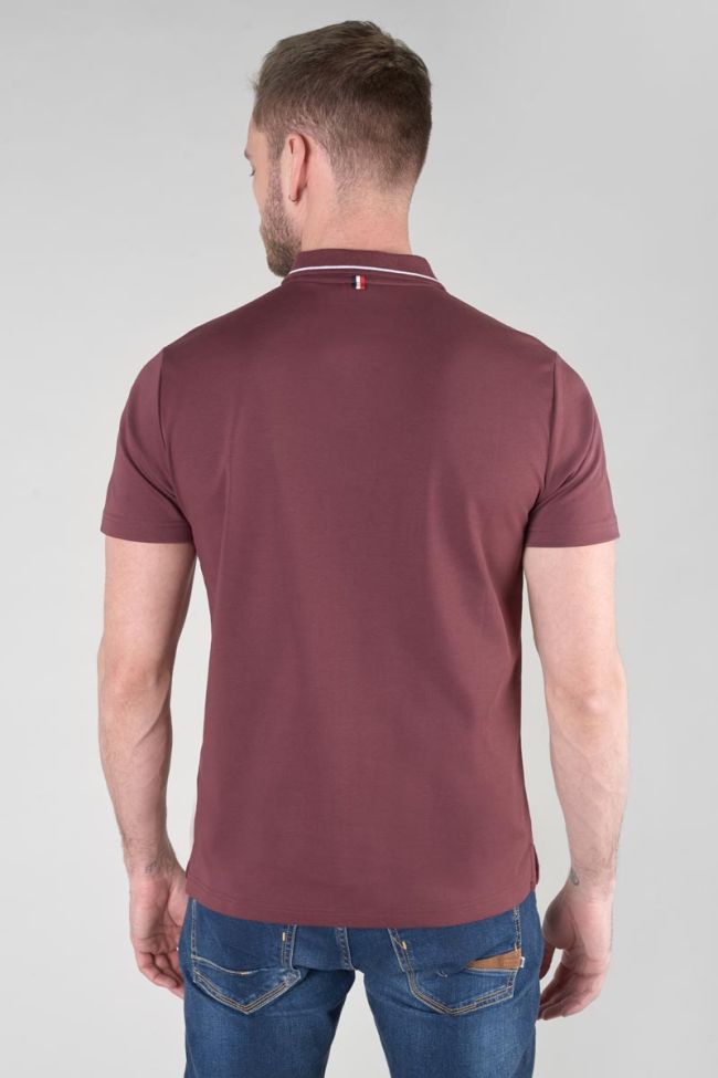 Burgundy Aron polo shirt