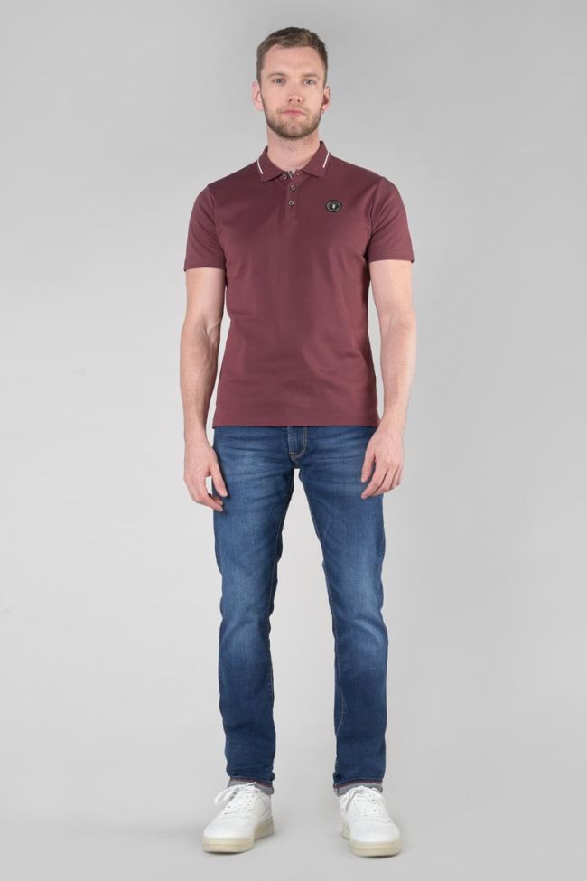 Burgundy Aron polo shirt