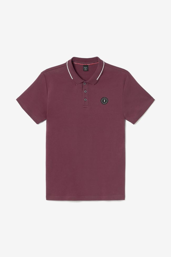 Burgundy Aron polo shirt