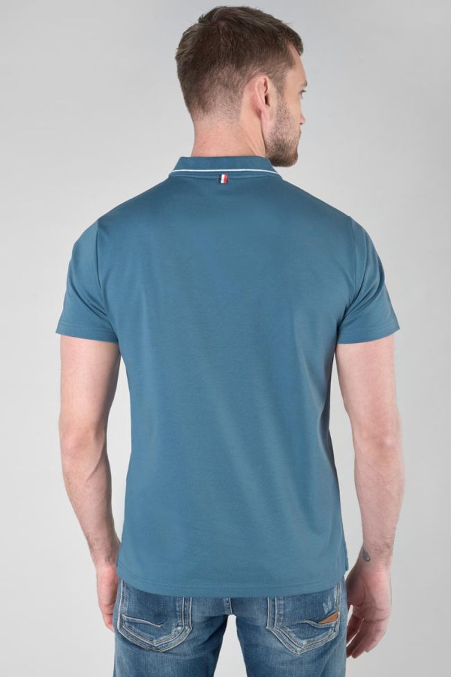 Petrol blue Aron polo shirt