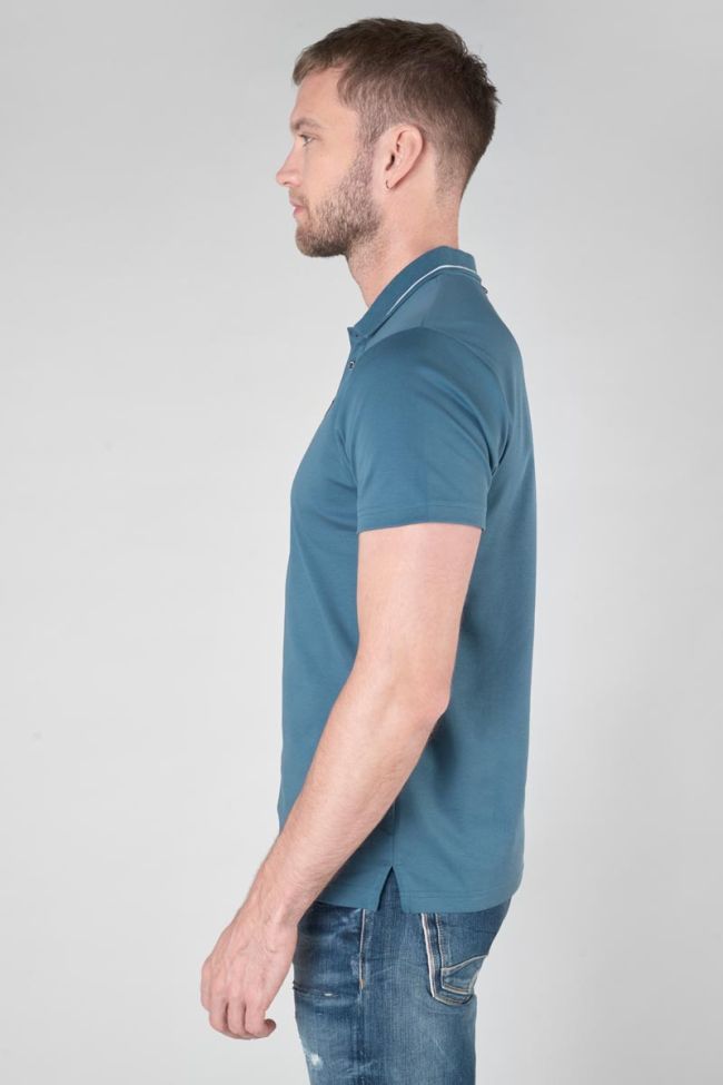 Petrol blue Aron polo shirt