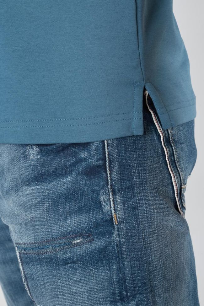 Petrol blue Aron polo shirt