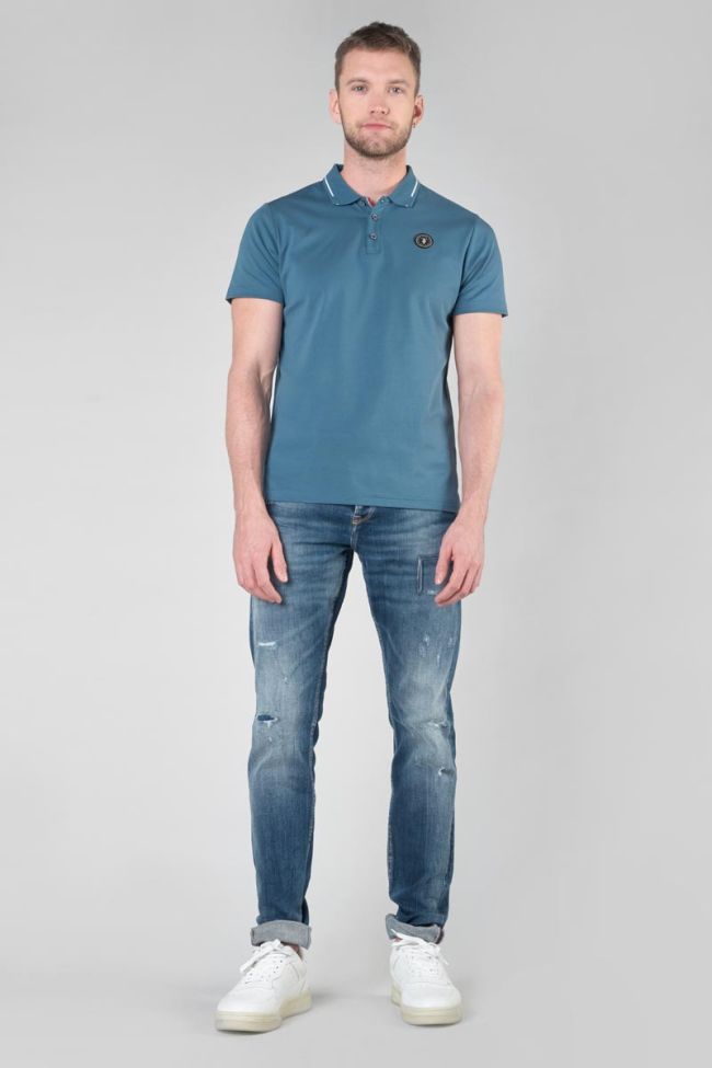 Petrol blue Aron polo shirt