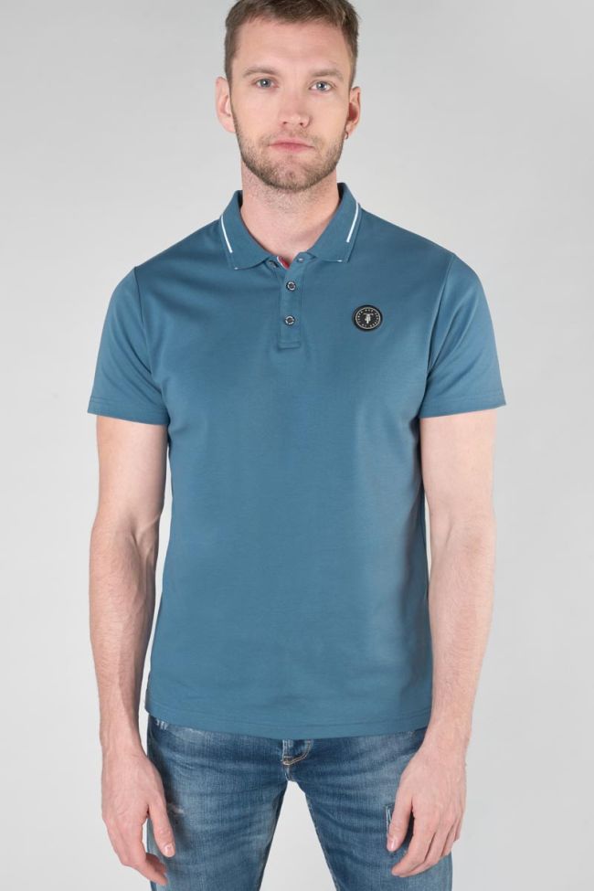 Petrol blue Aron polo shirt