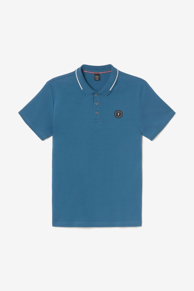 Petrol blue Aron polo shirt