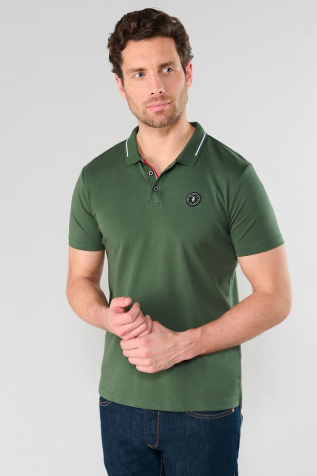 Aron dark green polo shirt