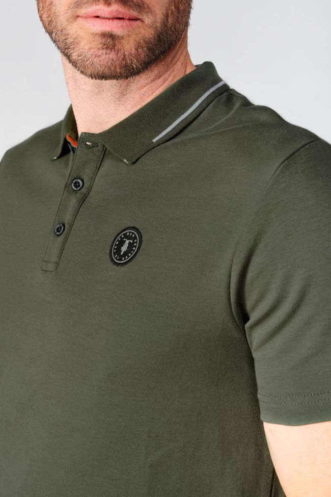 Khaki green Aron polo shirt