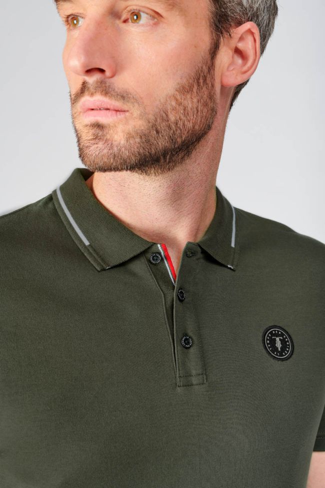 Khaki green Aron polo shirt