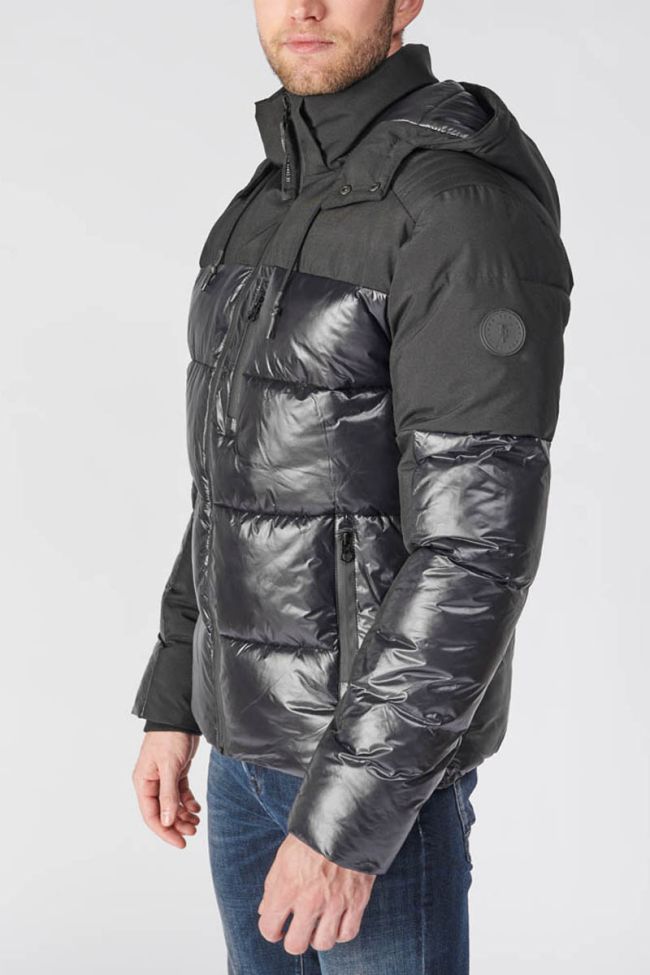 Black dual fabric Bartol down jacket