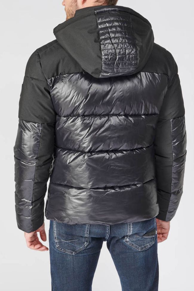 Black dual fabric Bartol down jacket