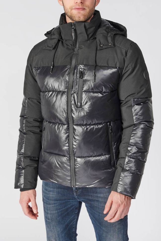 Black dual fabric Bartol down jacket