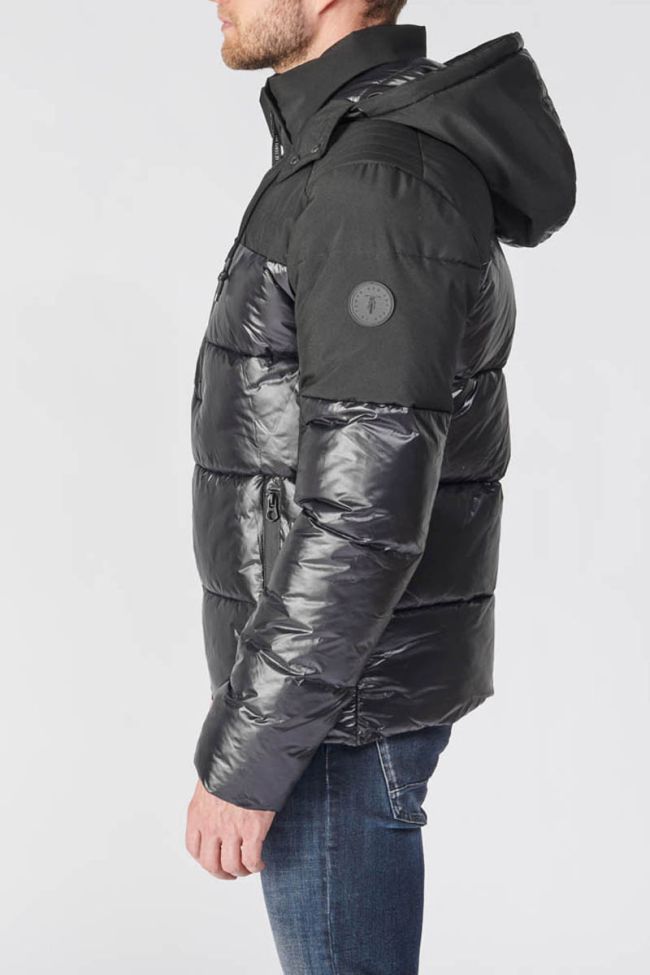 Black dual fabric Bartol down jacket