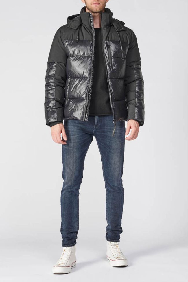 Black dual fabric Bartol down jacket