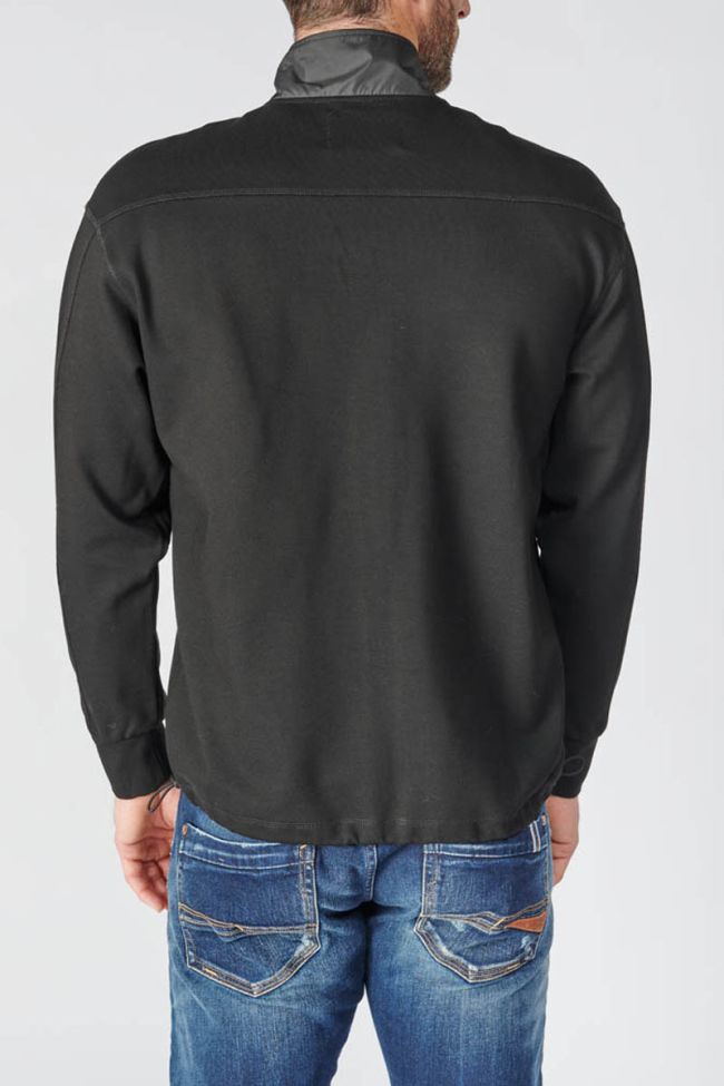 Black Bonte zip-up sweatshirt