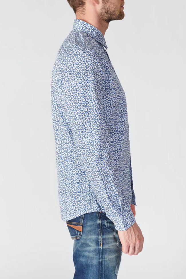 Blue leaf print Brotel shirt