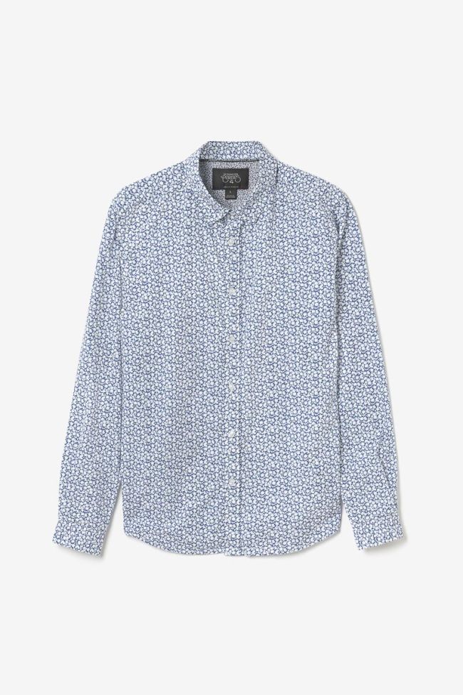 Blue leaf print Brotel shirt