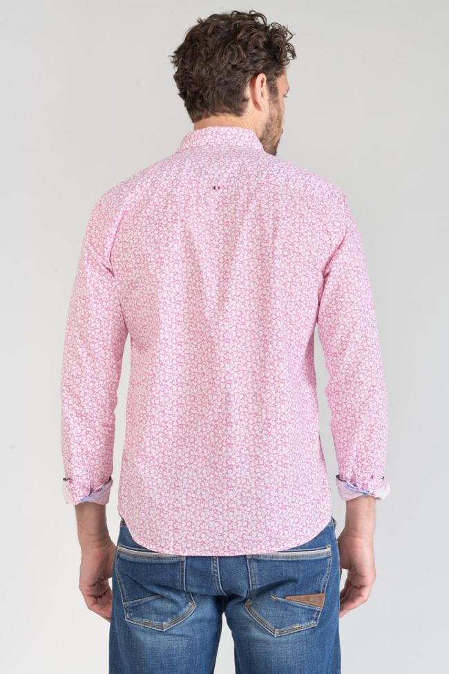 Pink floral Brotel shirt