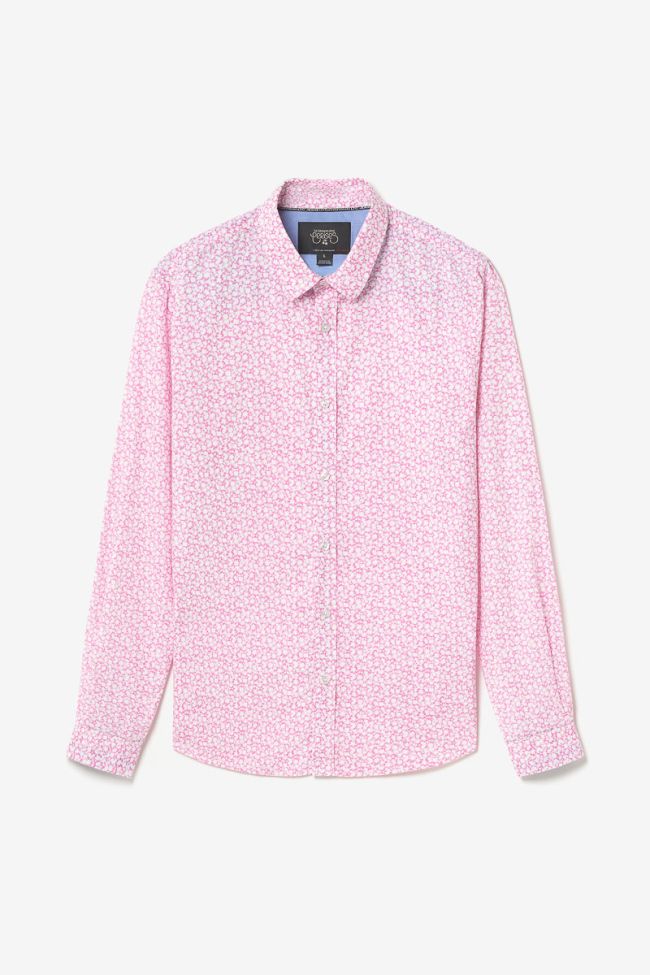 Pink floral Brotel shirt