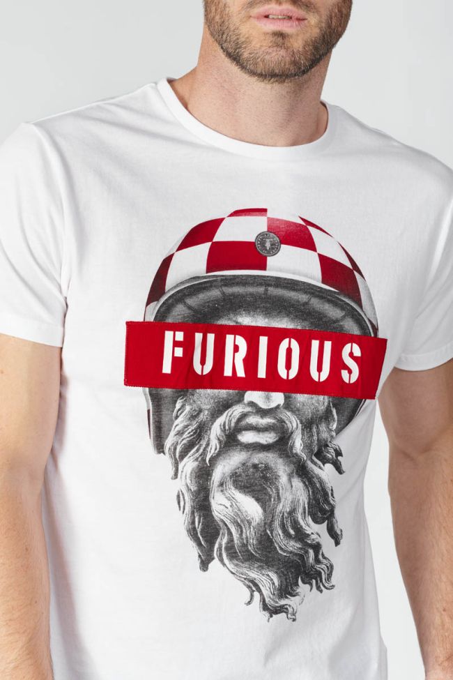 Printed white Casi t-shirt