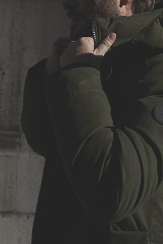 Khaki green Dozal down jacket