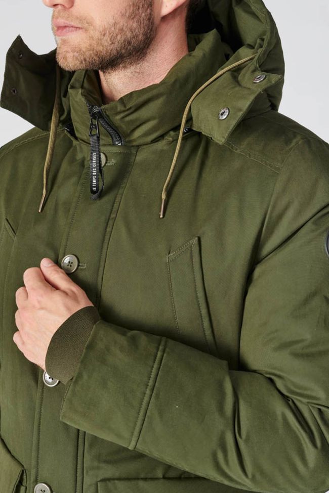 Khaki green Dozal down jacket
