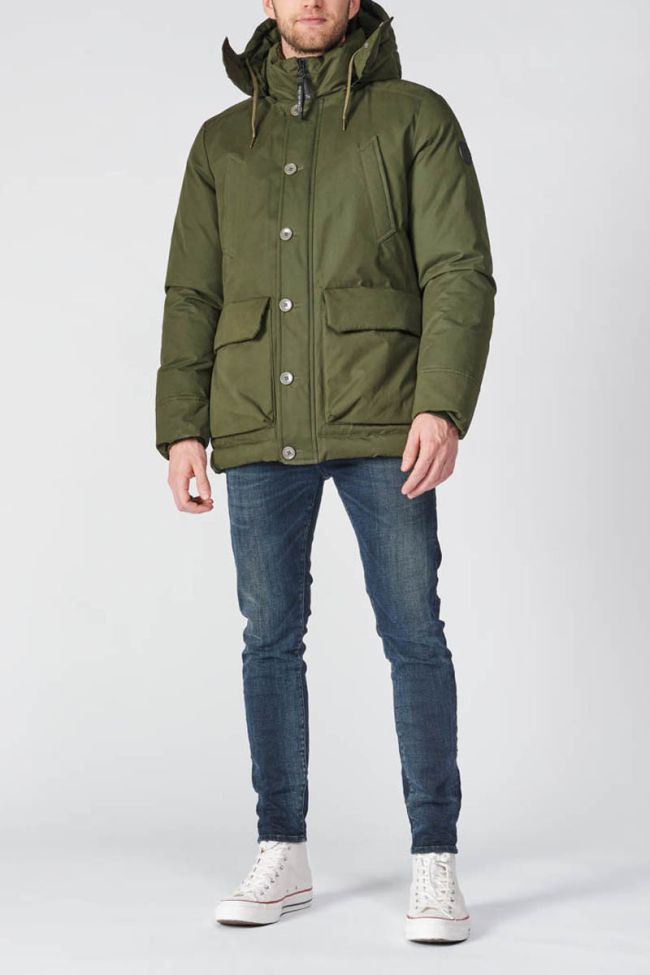 Khaki green Dozal down jacket