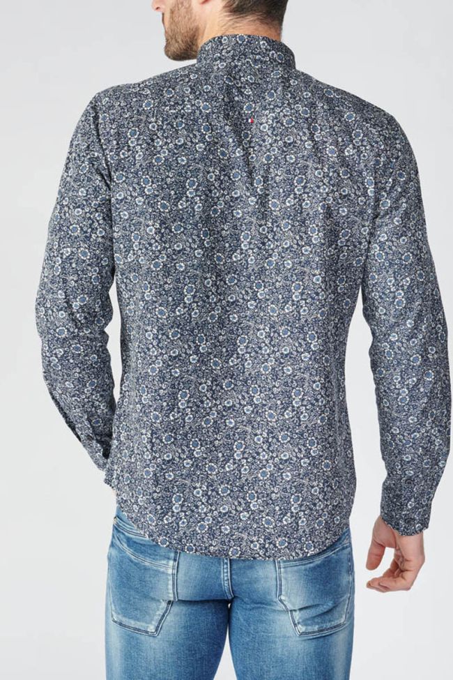 Navy blue floral Fabion shirt