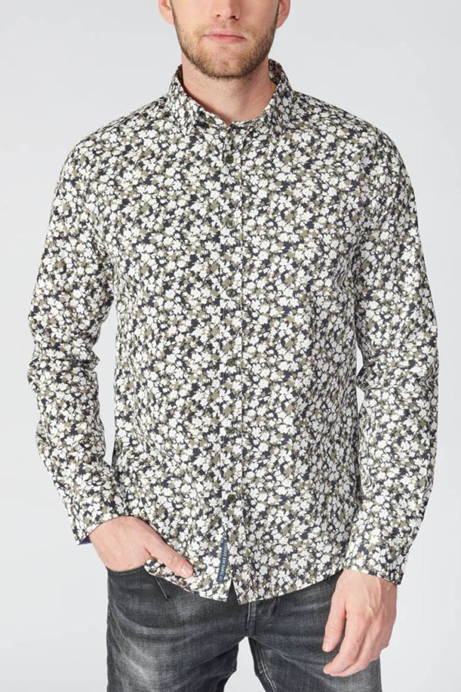 Khaki floral Fagor shirt