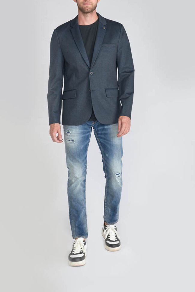 Navy blue marl Faron blazer
