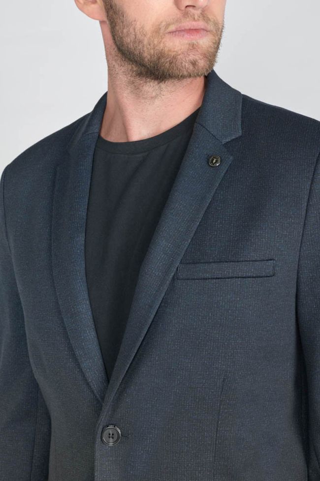 Navy blue marl Faron blazer