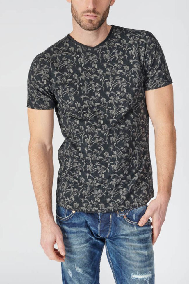 Black floral Frost t-shirt