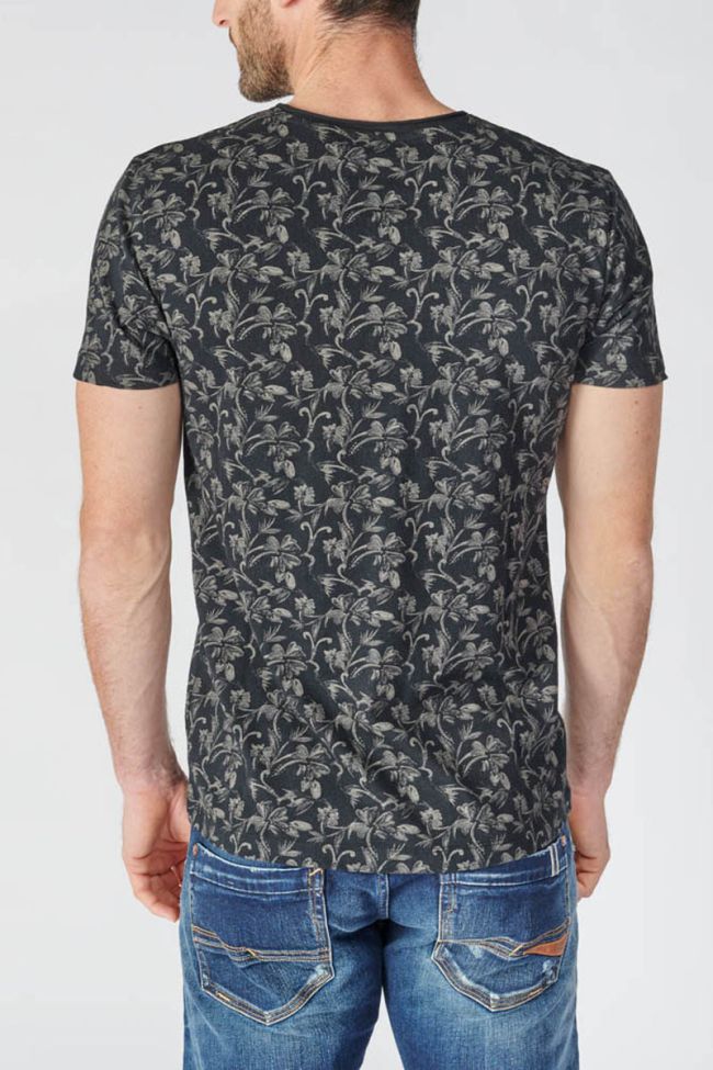 Black floral Frost t-shirt