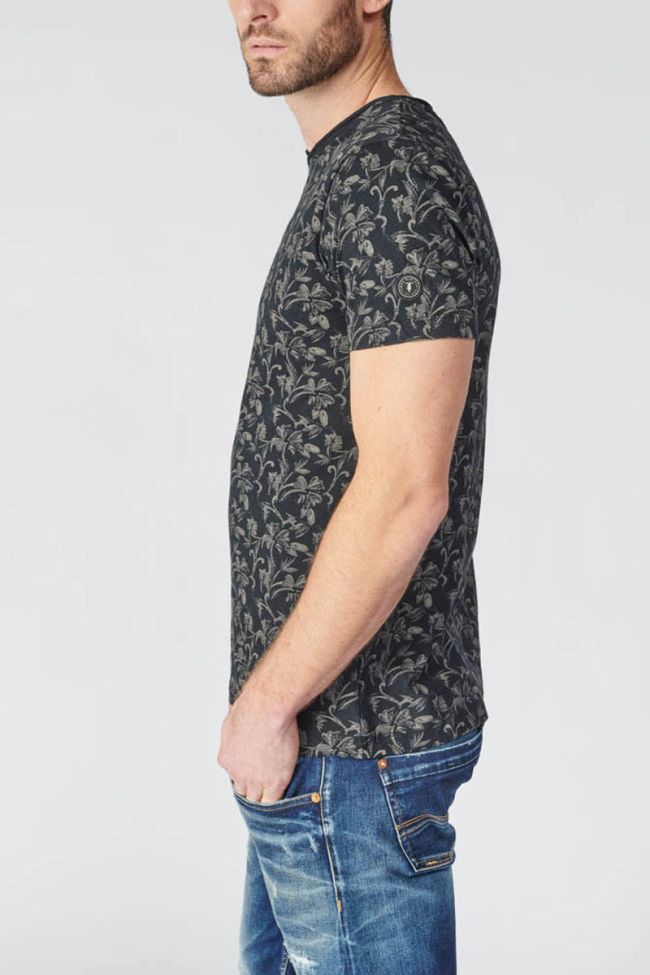Black floral Frost t-shirt