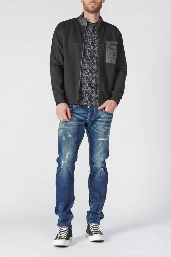 Black floral Frost t-shirt