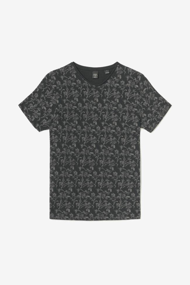 Black floral Frost t-shirt