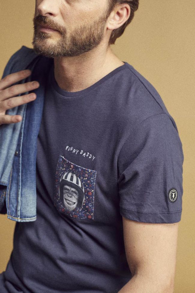 Navy blue Lesin t-shirt