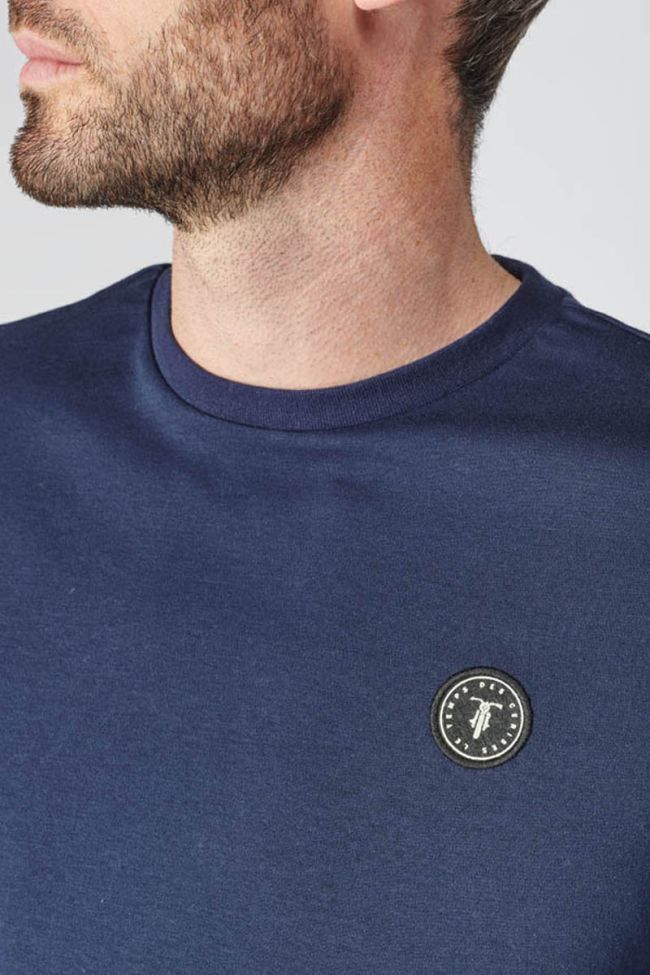 Midnight blue long-sleeved Lito t-shirt