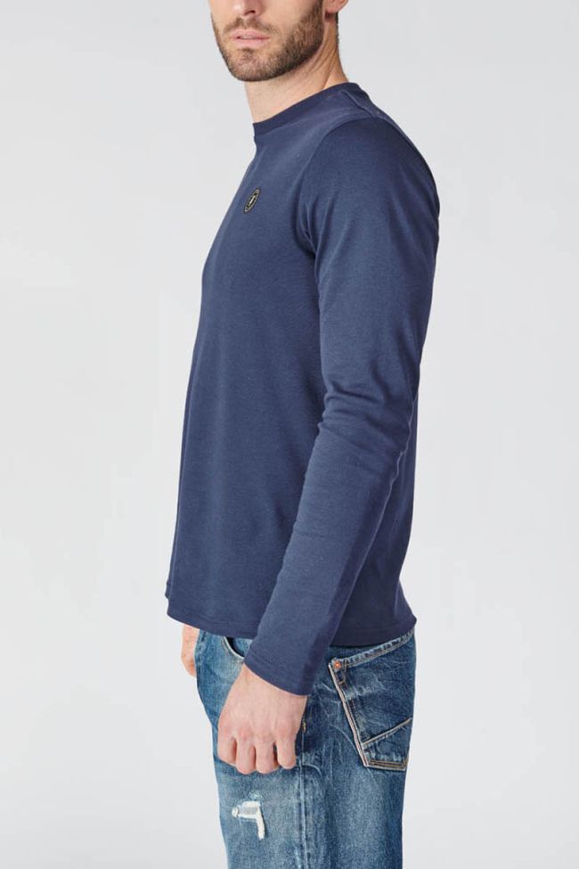 Midnight blue long-sleeved Lito t-shirt