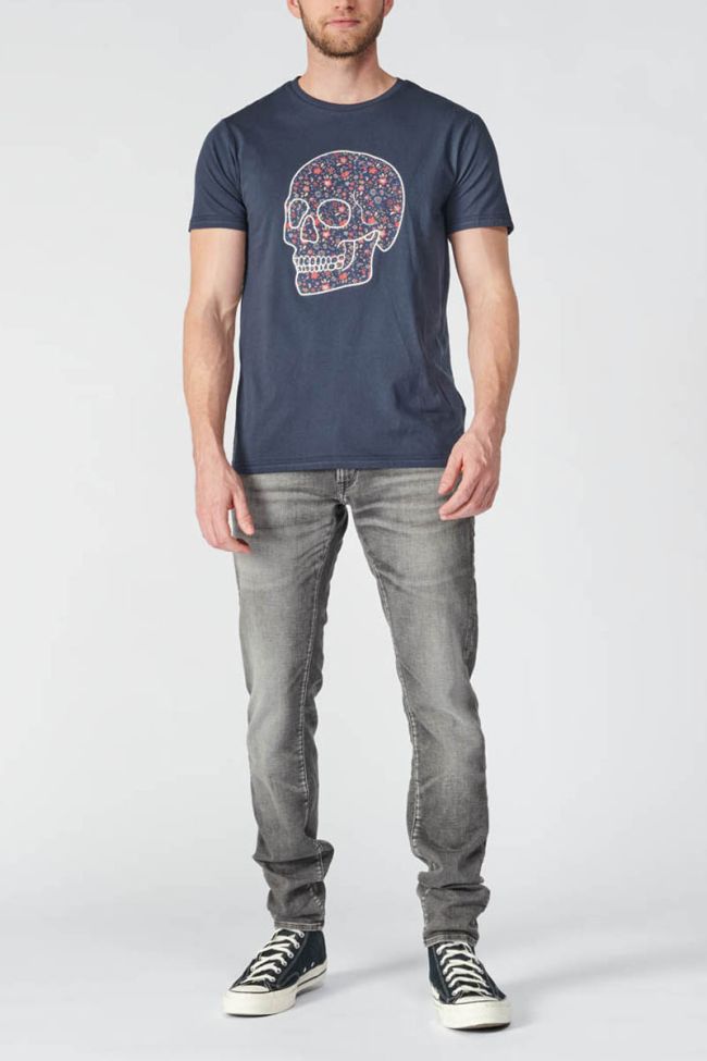 Printed navy blue Morde t-shirt