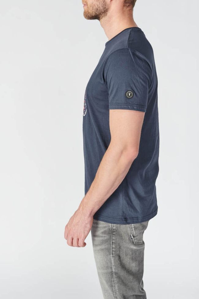 Printed navy blue Morde t-shirt