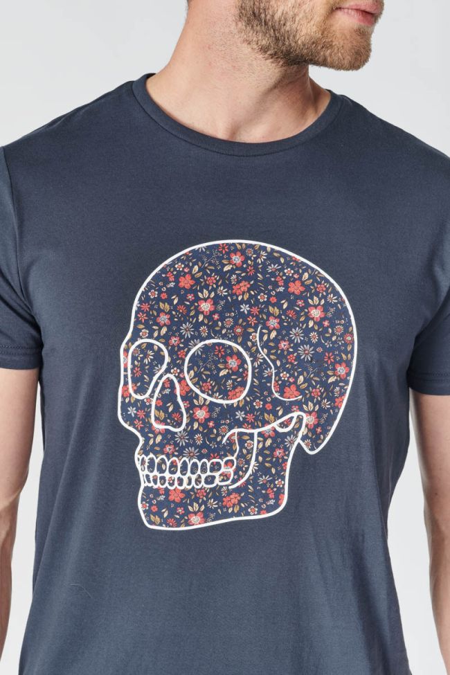 Printed navy blue Morde t-shirt