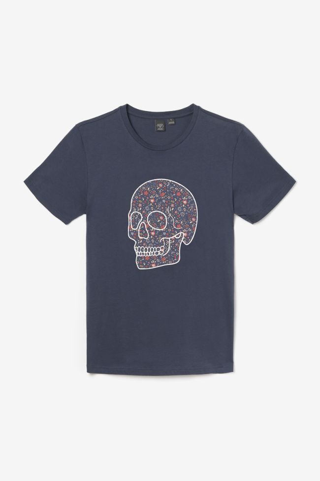 Printed navy blue Morde t-shirt