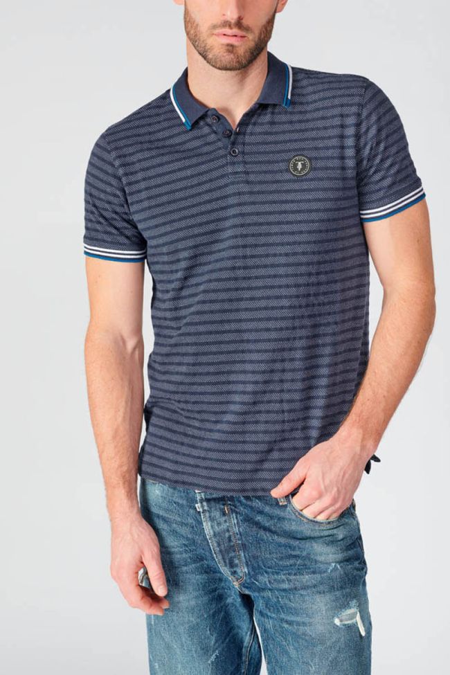 Navy blue Rival polo shirt