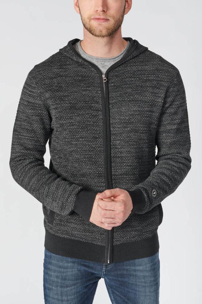 Black Sion hooded cardigan
