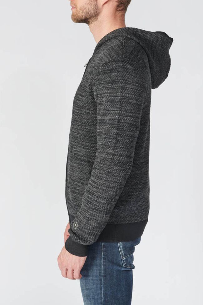 Black Sion hooded cardigan