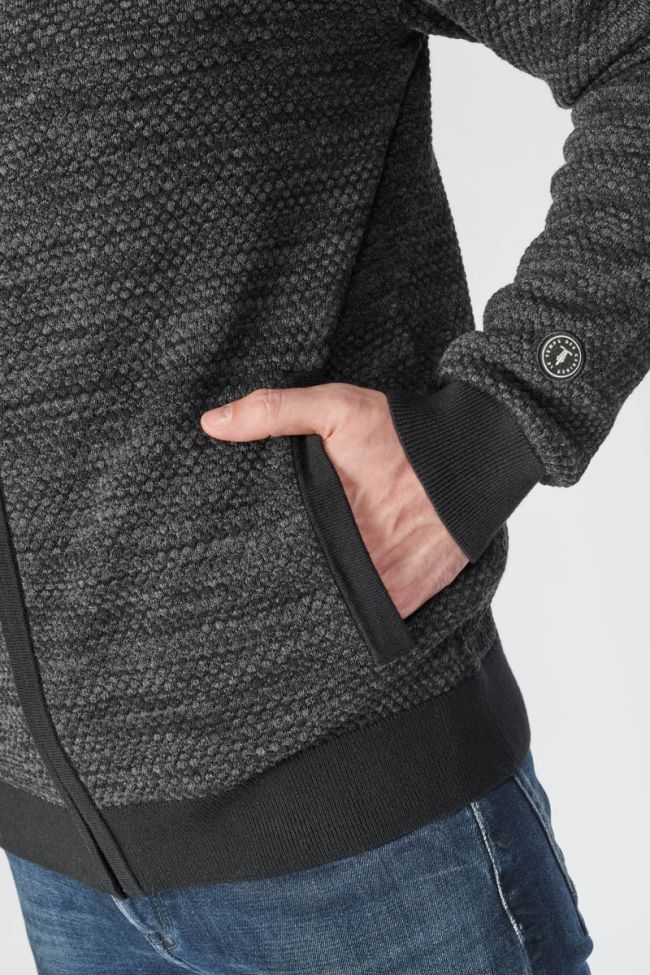 Black Sion hooded cardigan