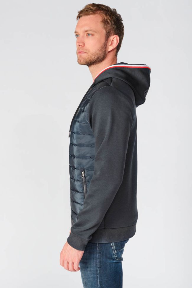 Veste bi-matière Thol bleu marine